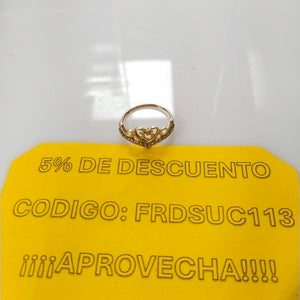 ANILLITO ORO 10 K 1.5 GRMS (SEMINUEVO)
