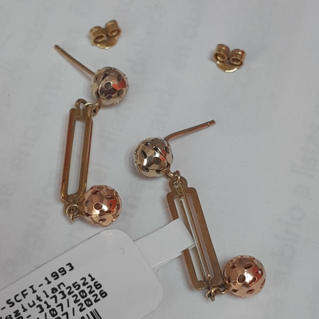 BROQUELES PAR ORO COMBINADO 10 K 2.8 GRMS (SEMINUEVO)