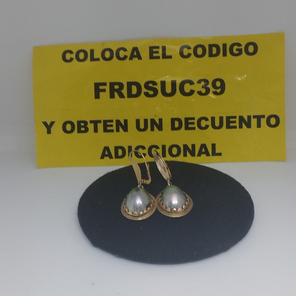 ARETES PAR ORO 10 K 5.1 GRMS (SEMINUEVO)
