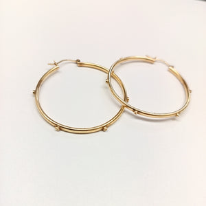 ARRACADAS PAR ORO 14 K 5,60 GRMS (SEMINUEVO)