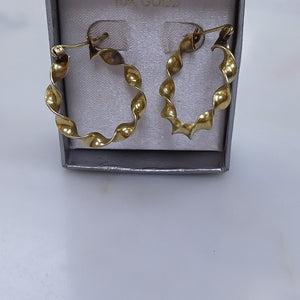 ARRACADAS PAR ORO 14 K 5,00 GRMS (SEMINUEVO)