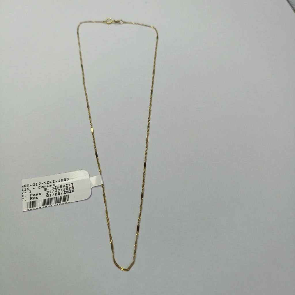 CADENA ORO 10 K 0.6 GRMS (SEMINUEVO)