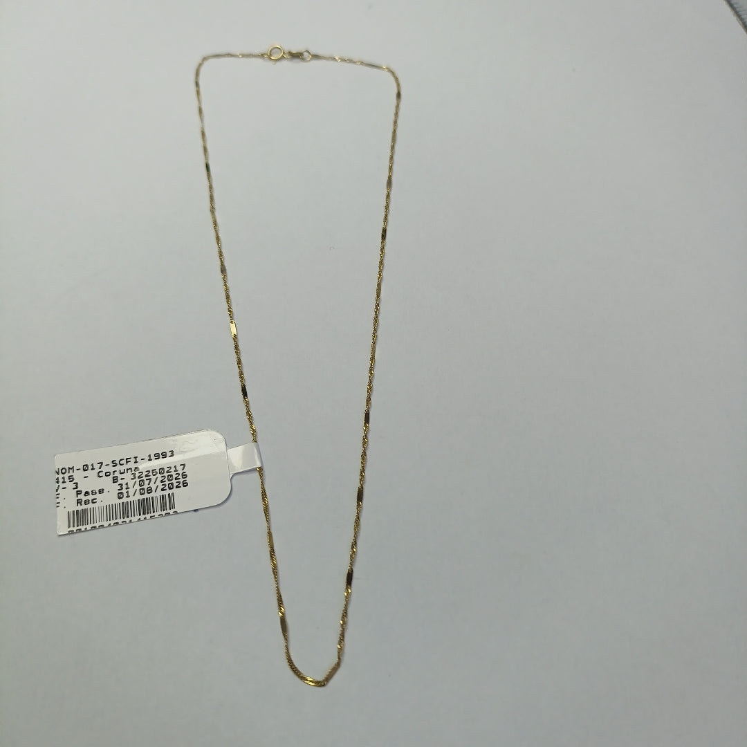 CADENA ORO 10 K 0.6 GRMS (SEMINUEVO)