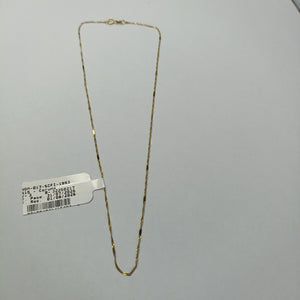 CADENA ORO 10 K 0.6 GRMS (SEMINUEVO)