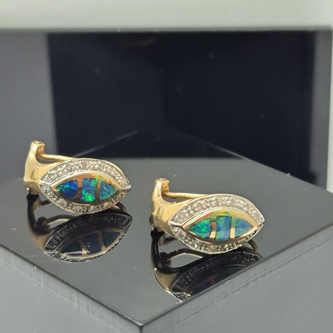 ARETES PAR ORO 14 K 4,10 GRMS (SEMINUEVO)