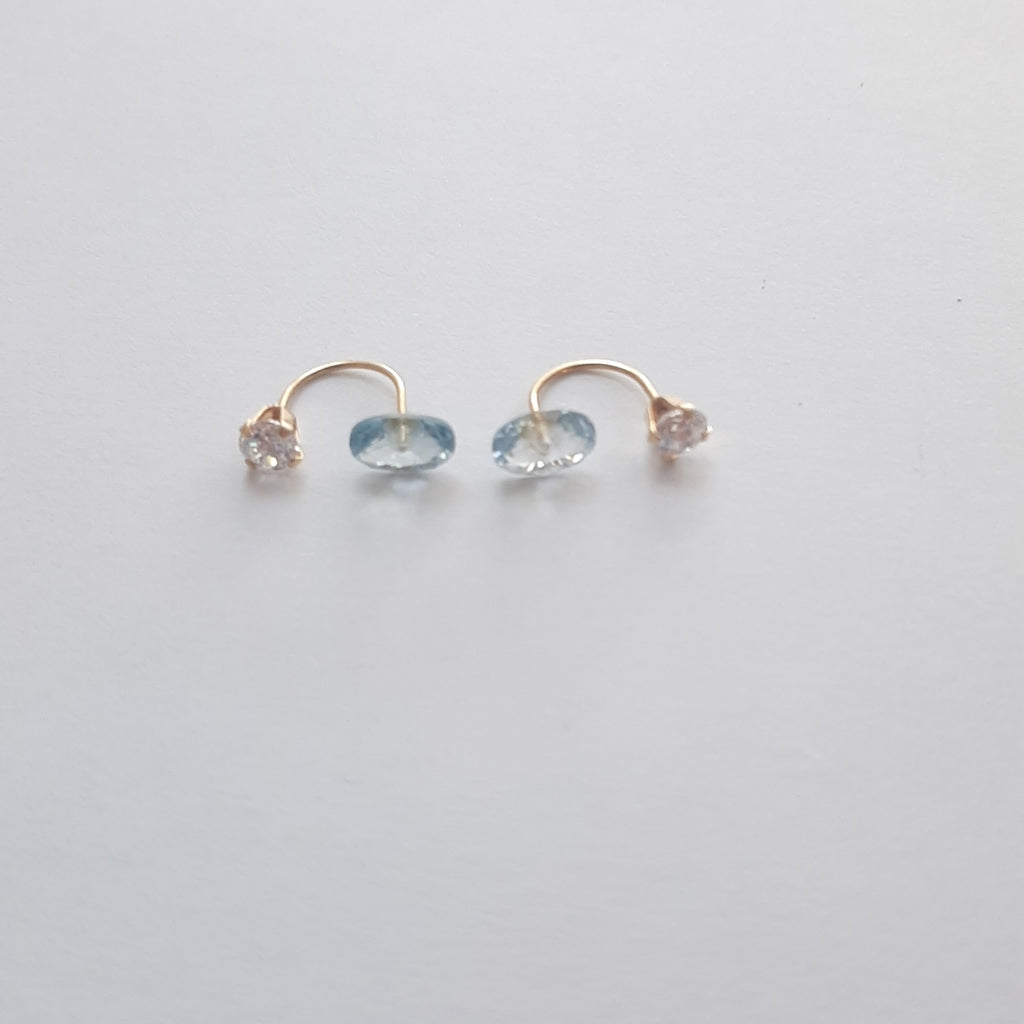 BROQUELES PAR ORO 14 K 0.8 GRMS (SEMINUEVO)