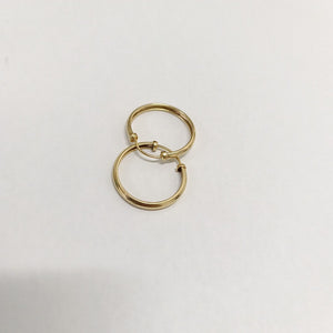 ARETES PAR ORO 18 K 1,60 GRMS (SEMINUEVO)