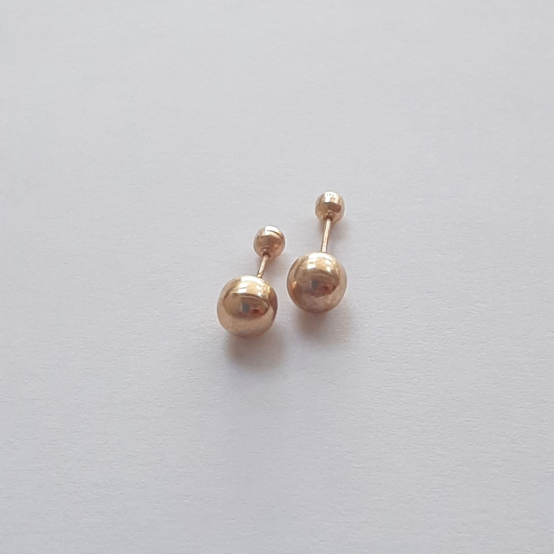 BROQUELES PAR ORO 14 K 0.2 GRMS (SEMINUEVO)