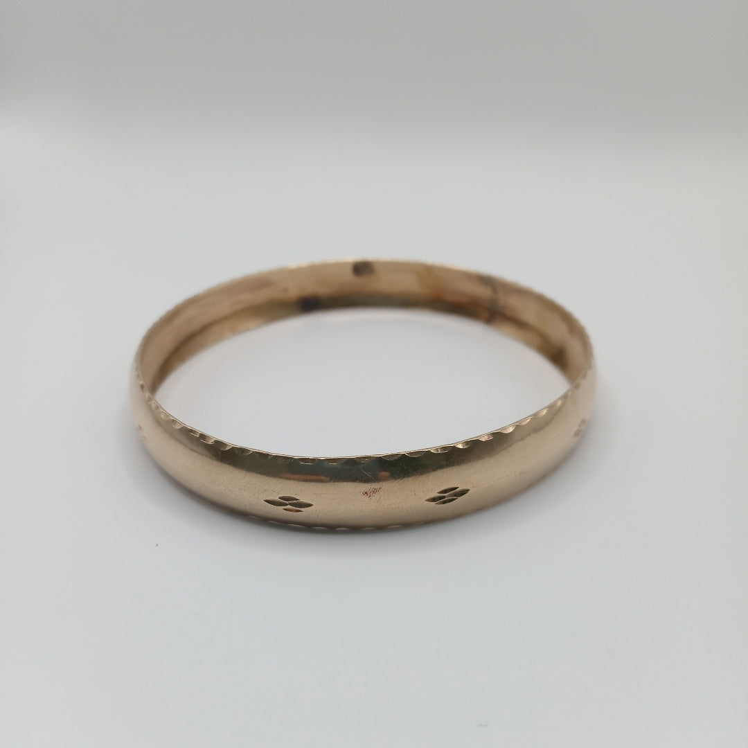 PULSERA RIGIDA ORO 14 K 21 GRMS (SEMINUEVO)