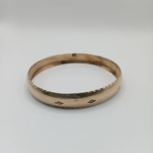 PULSERA RIGIDA ORO 14 K 21 GRMS (SEMINUEVO)