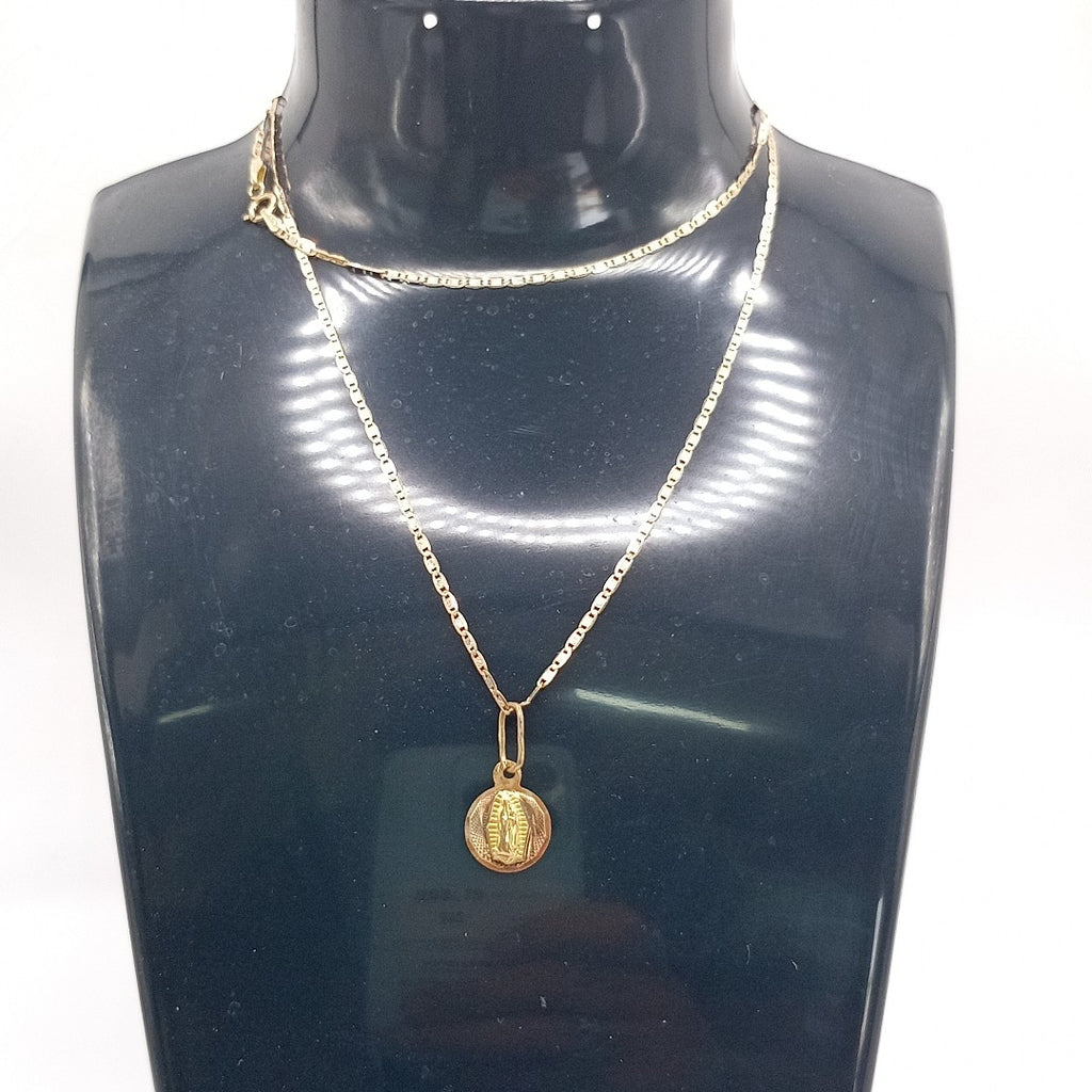 CADENA, DIJE ORO 14 K 2.6 GRMS (SEMINUEVO)