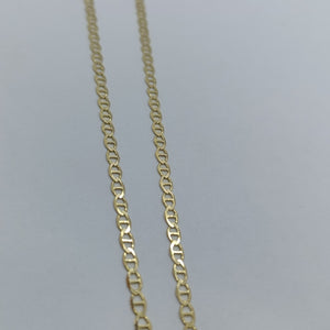 CADENAS TEJIDO MARINERA ORO 14K 55 CM 8.2 GR (NUEVO)