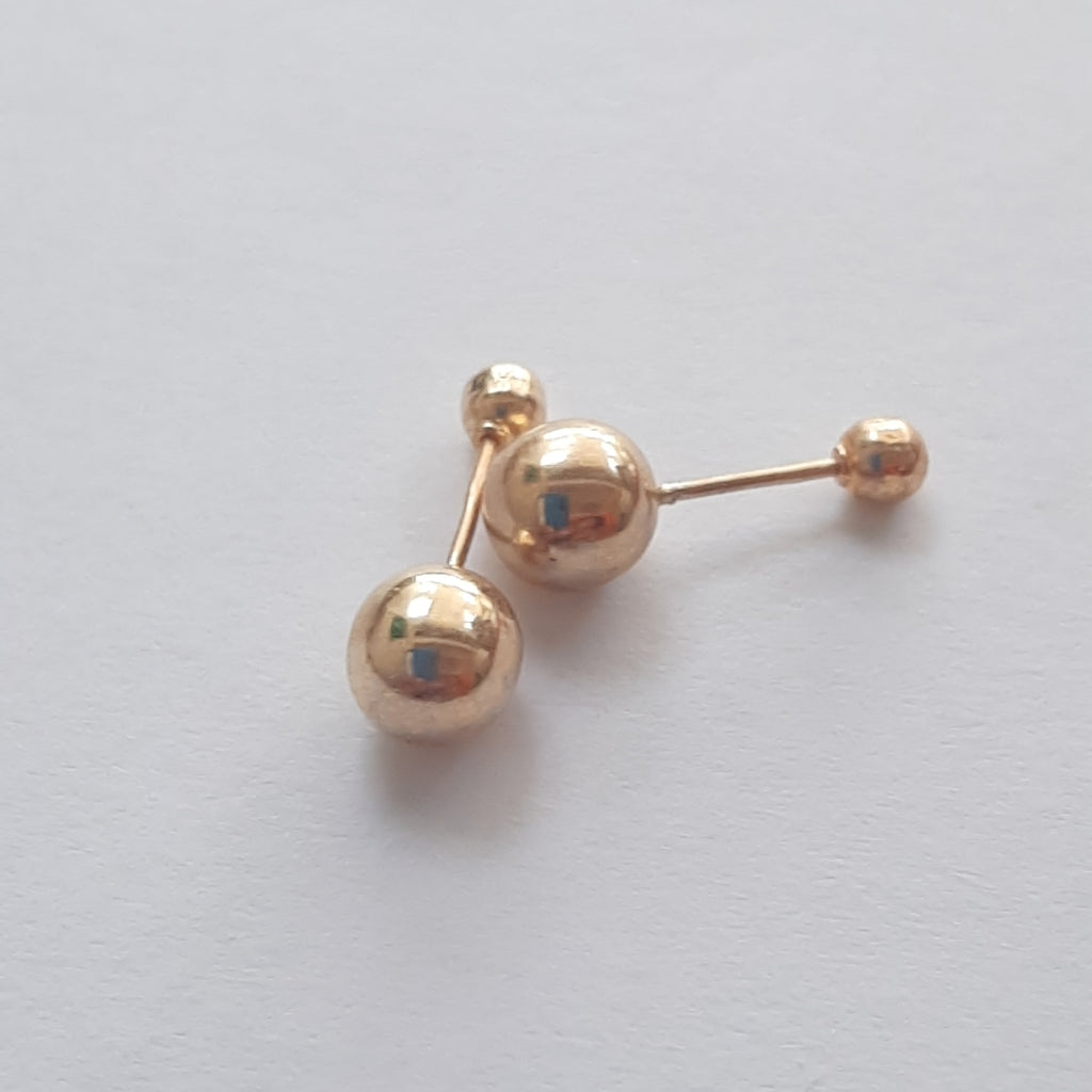 BROQUELES PAR ORO 14 K 0.3 GRMS (SEMINUEVO)