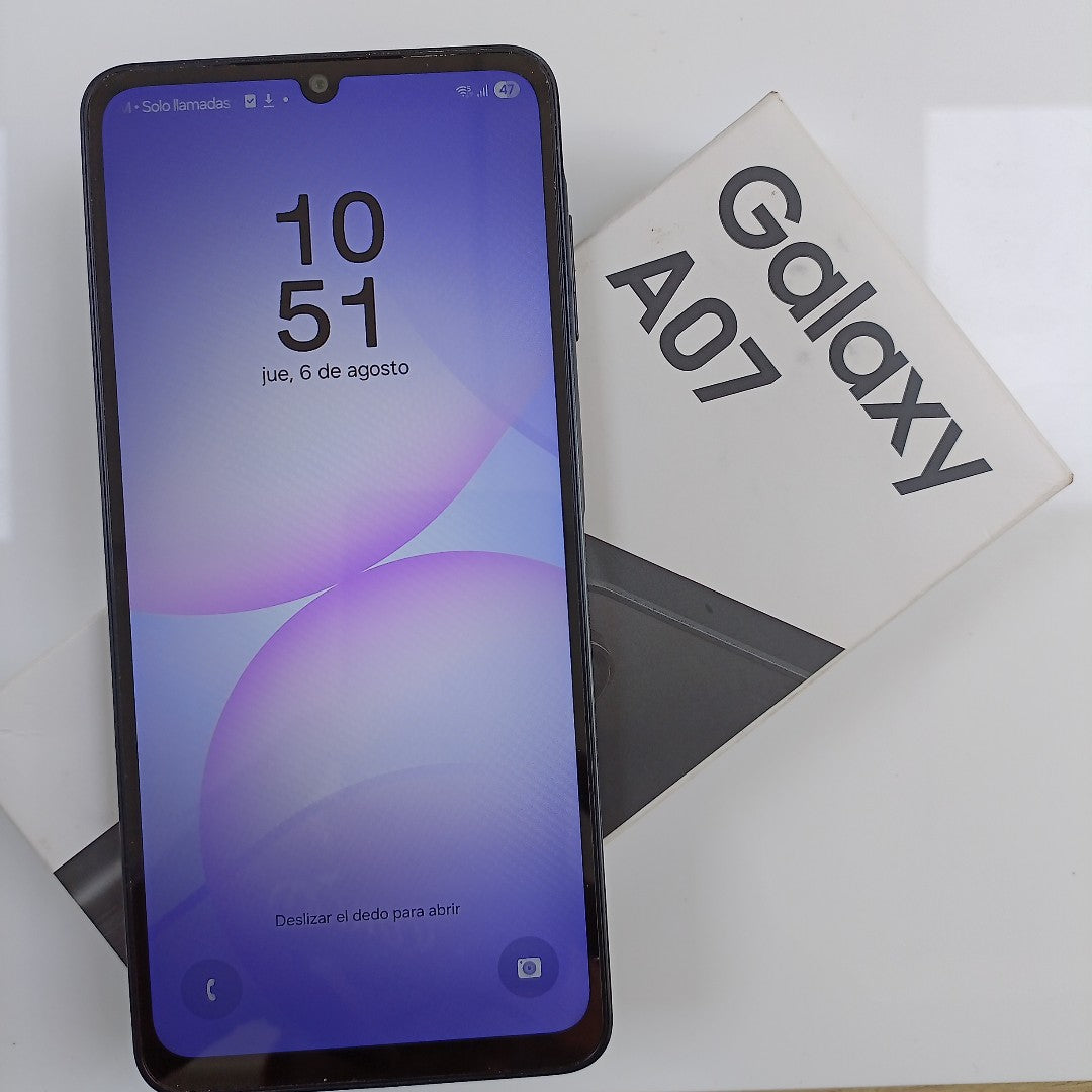 CELULAR SAMSUNG GALAXY A07 SM-A075M (2025) 64 GB 4 GB RAM (SEMINUEVO)