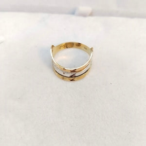 ANILLITO ORO,ORO COMBINADO 10 K 2,60 GRMS (SEMINUEVO)