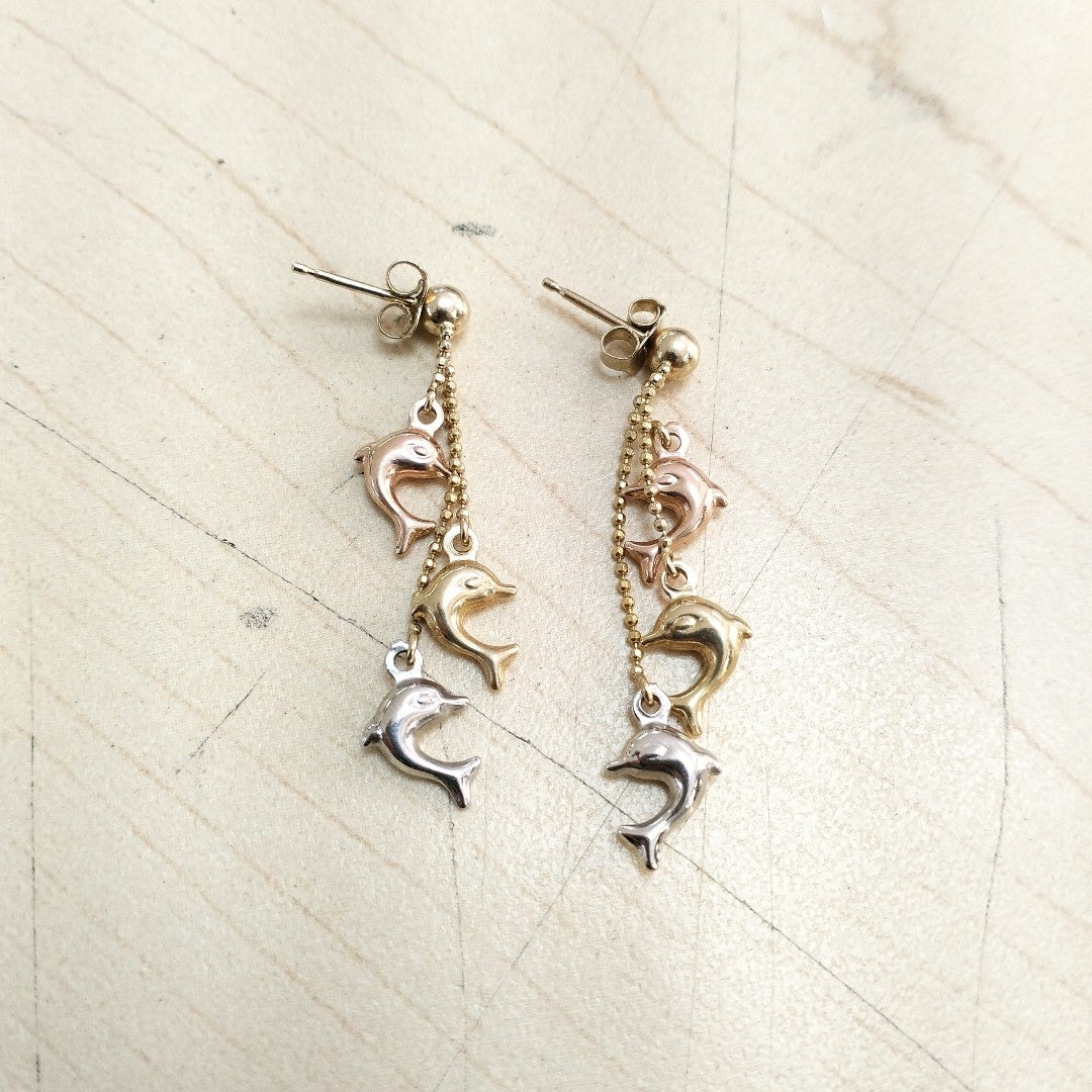 ARETES PAR ORO 14 K 3.1 GRMS (SEMINUEVO)