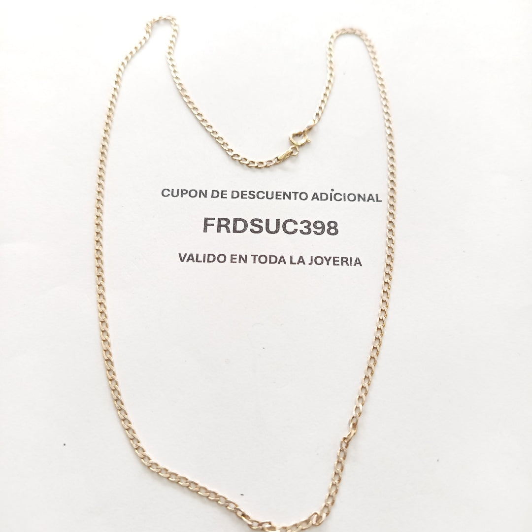 CADENA ORO 14 K 2,20 GRMS (SEMINUEVO)