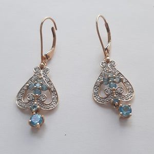 ARETES PAR ORO 14 K 4.6 GRMS (SEMINUEVO)