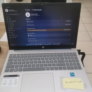 LAPTOP HP 15-FD0026LA (2024) 512 GB SSD 8 GB RAM (SEMINUEVO)