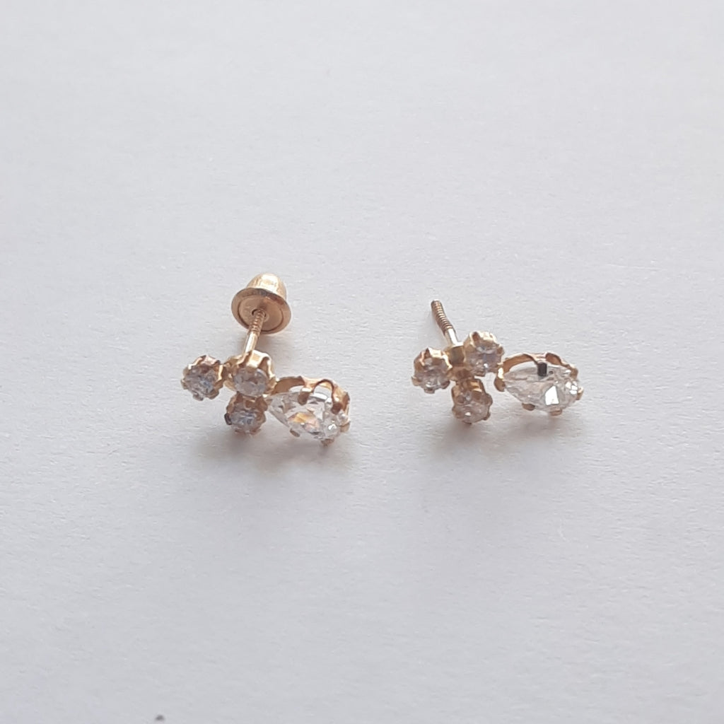 BROQUELES PAR ORO 14 K 0.6 GRMS (SEMINUEVO)