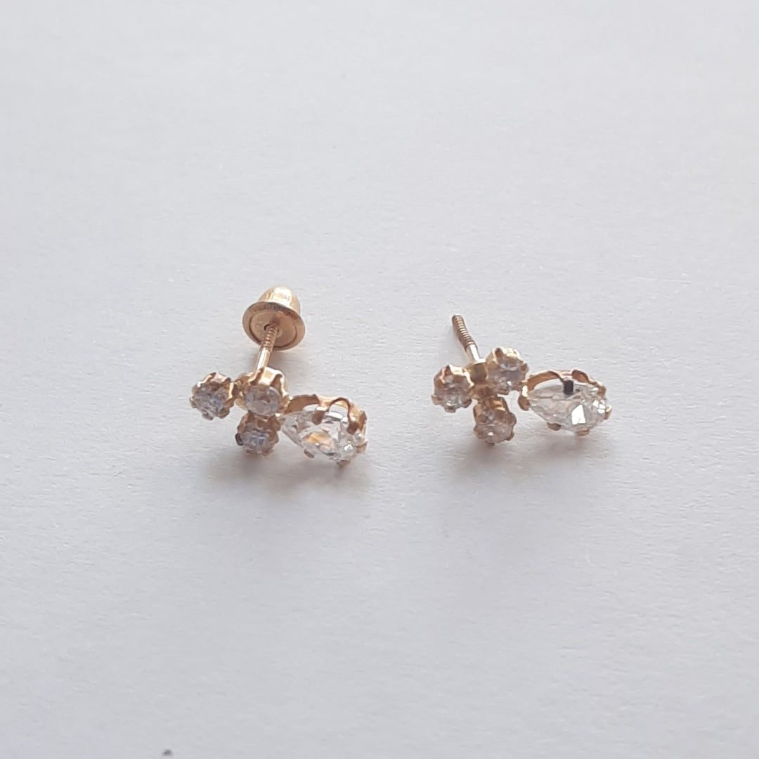 BROQUELES PAR ORO 14 K 0.6 GRMS (SEMINUEVO)