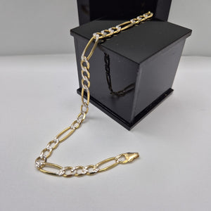 PULSERA ORO, RODIADO 14 K 6.4 GRMS (SEMINUEVO)