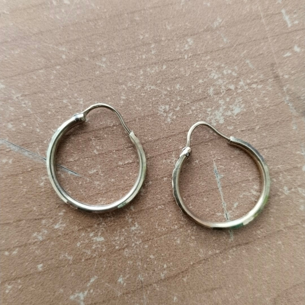 ARRACADAS PAR ORO 14 K 1.6 GRMS (SEMINUEVO)