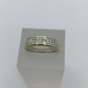 ANILLO ORO BLANCO 14 K 6,70 GRMS (SEMINUEVO)