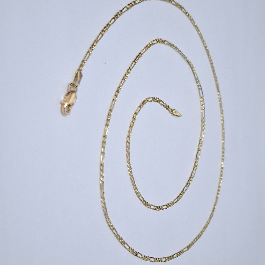CADENAS 3X1 ORO 14K 55 CM 4 GR (NUEVO)