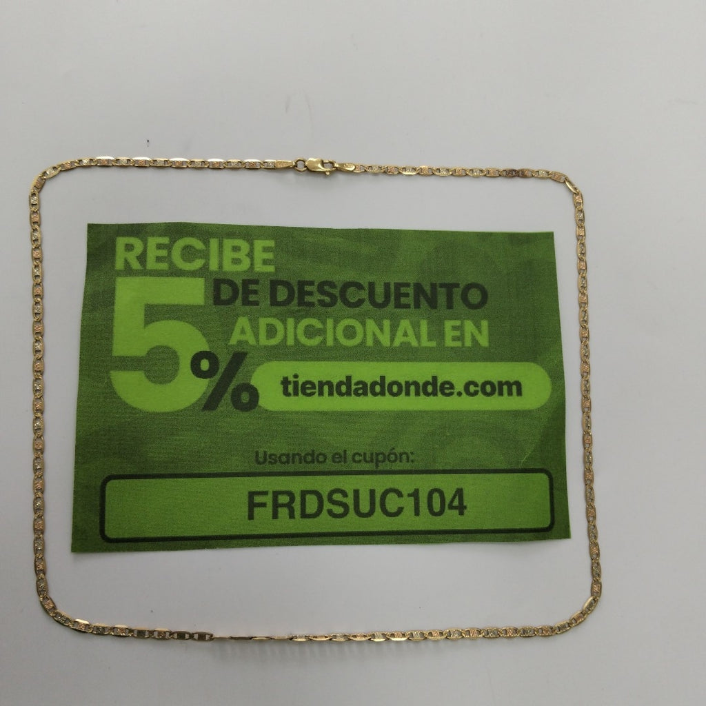 CADENA ORO 14 K 4.6 GRMS (SEMINUEVO)