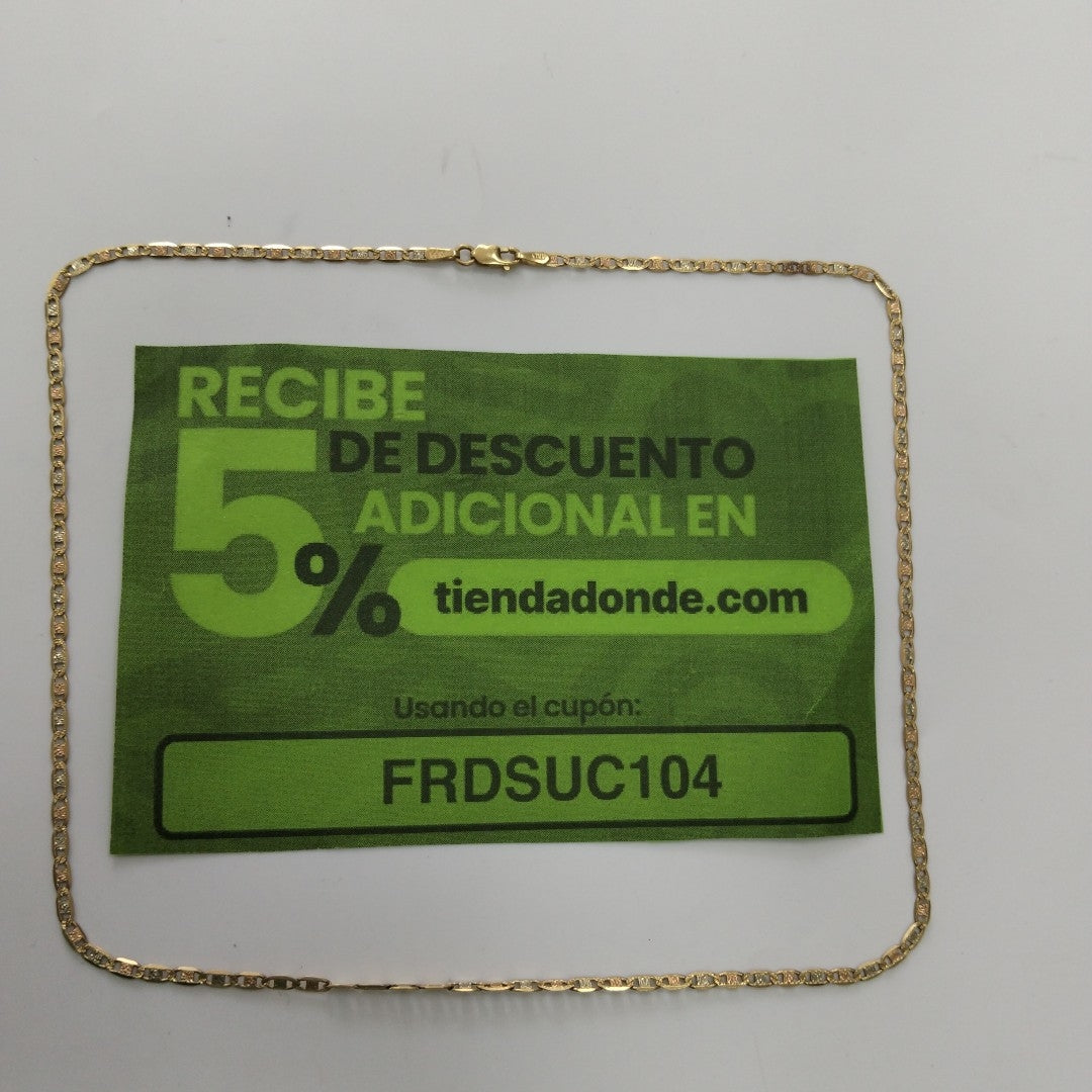 CADENA ORO 14 K 4.6 GRMS (SEMINUEVO)