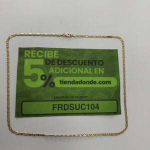 CADENA ORO 14 K 4.6 GRMS (SEMINUEVO)