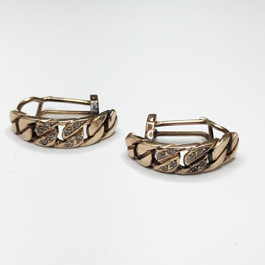 ARETES PAR ORO 14 K 5,40 GRMS (SEMINUEVO)