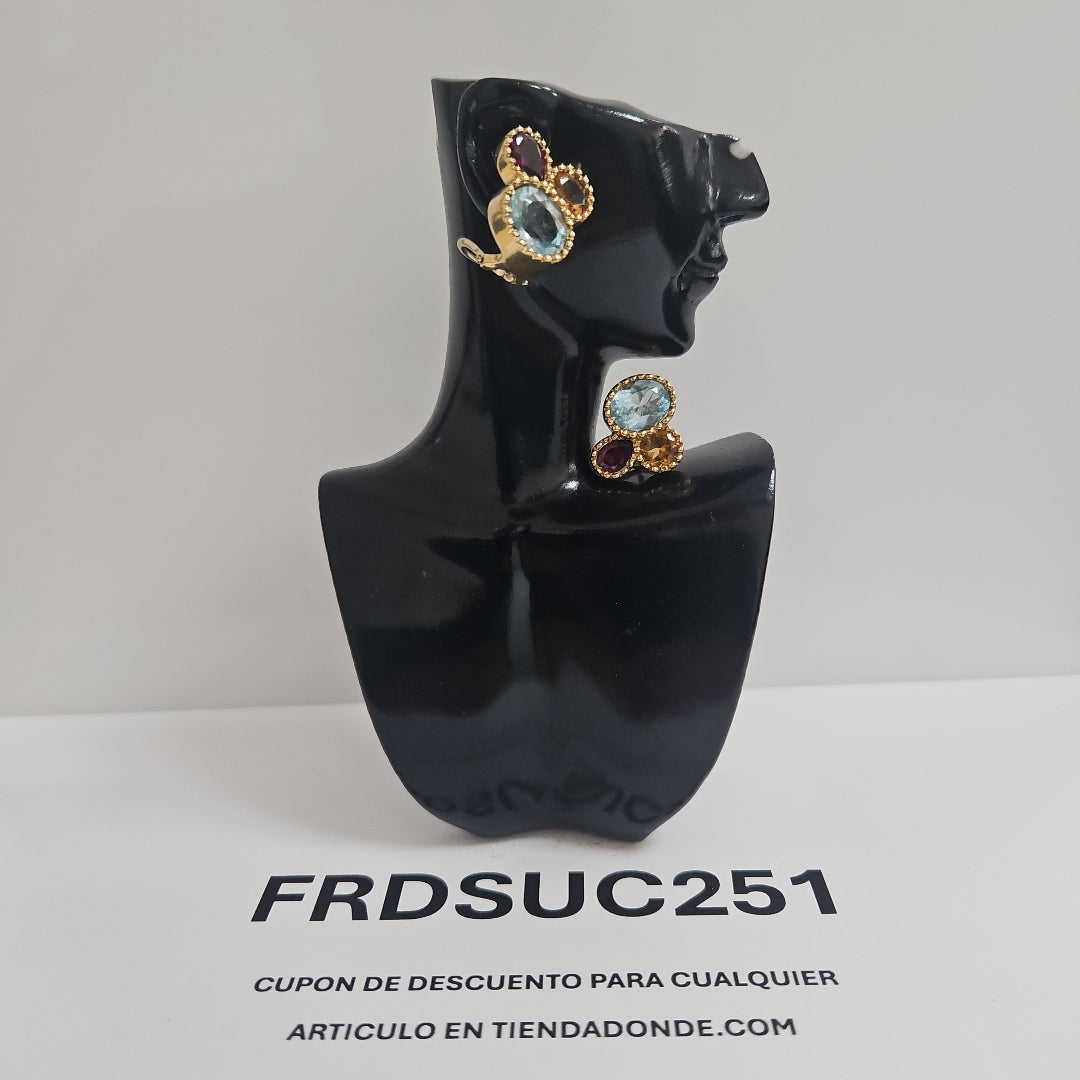 ARETES PAR ORO 14 K 9,40 GRMS (SEMINUEVO)