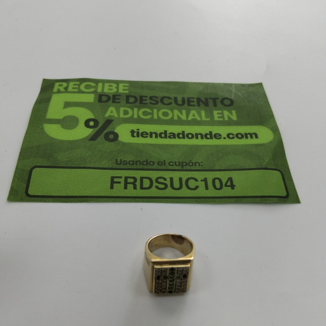 ANILLO ORO 14 K 9.5 GRMS (SEMINUEVO)