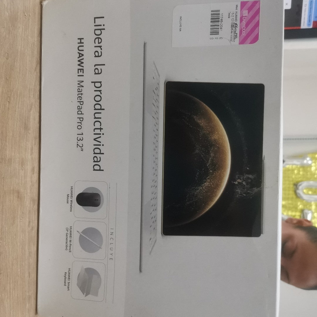 TABLETA HUAWEI MATEPAD PRO 13.2" WEB-W09 (2025) 512 GB 12 GB RAM (SEMINUEVO)