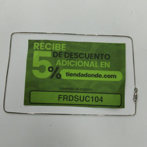CADENA ORO BLANCO 14 K 2,80 GRMS (SEMINUEVO)