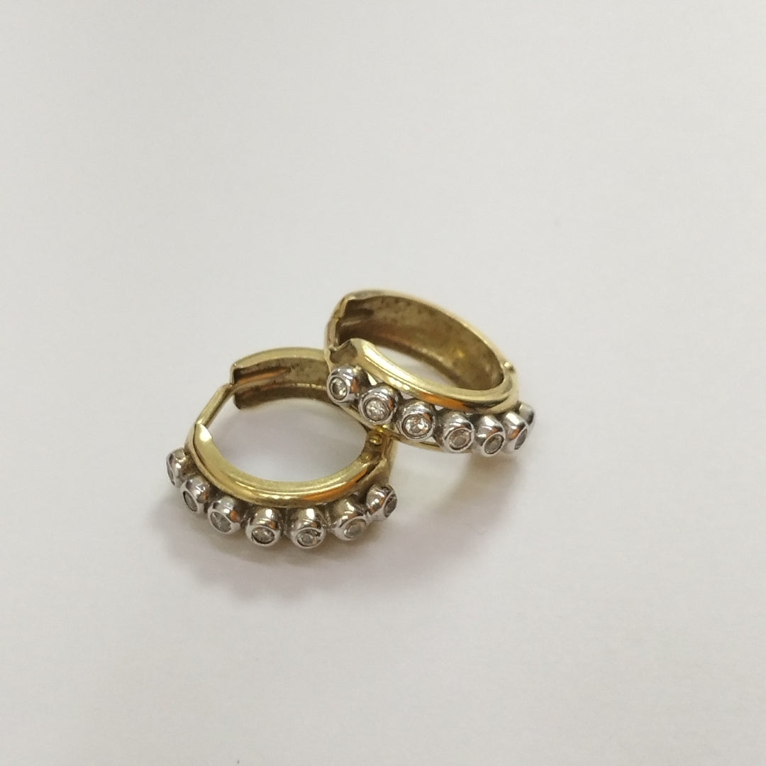 ARRACADAS PAR ORO 14 K 3,30 GRMS (SEMINUEVO)