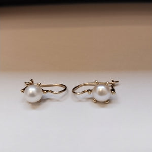 ARETES PAR ORO 14 K 1.8 GRMS (SEMINUEVO)