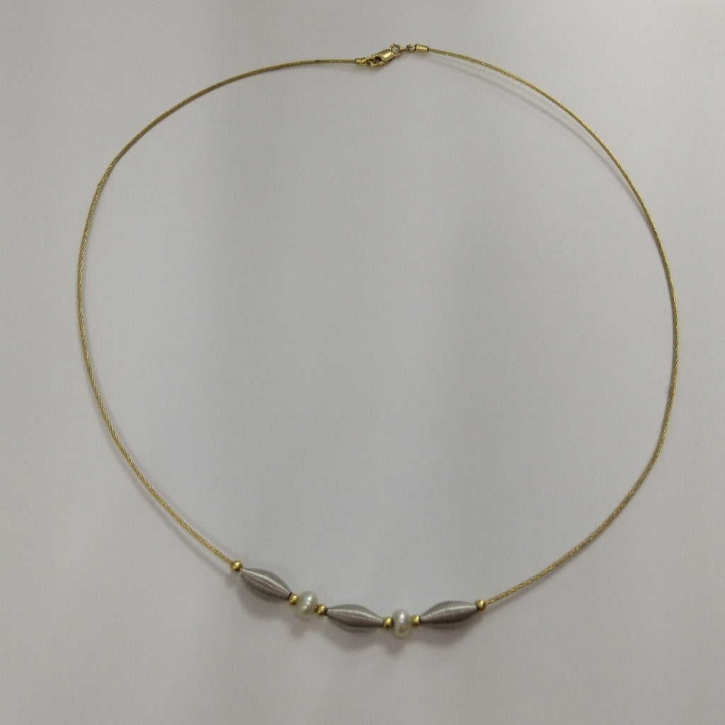 GARGANTILLA ORO COMBINADO 14 K 4,70 GRMS (SEMINUEVO)