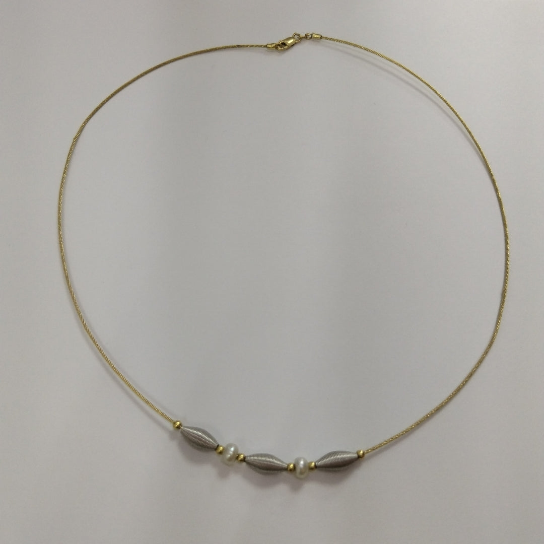 GARGANTILLA ORO COMBINADO 14 K 4,70 GRMS (SEMINUEVO)