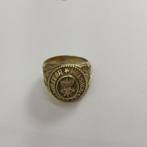 ANILLO CONMEMORATIVO ORO 14 K 19.9 GRMS (SEMINUEVO)