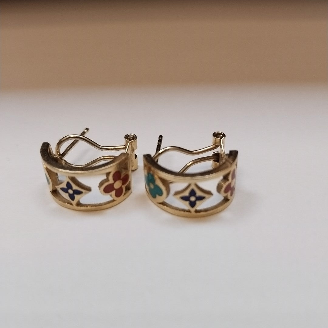 ARETES PAR ORO 14 K 4.2 GRMS (SEMINUEVO)