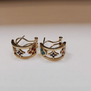 ARETES PAR ORO 14 K 4.2 GRMS (SEMINUEVO)