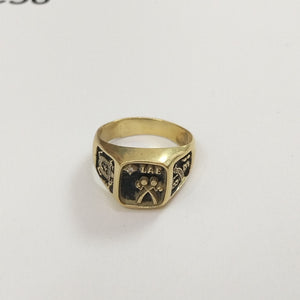 ANILLO DE GRADUACIÓN ORO 14 K 6,90 GRMS (SEMINUEVO)