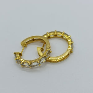 ARRACADAS PAR ORO 14 K 6.9 GRMS (SEMINUEVO)