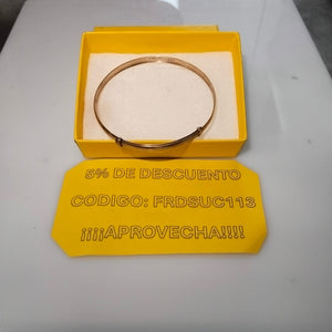 PULSERA RIGIDA ORO 10 K 5,30 GRMS (SEMINUEVO)