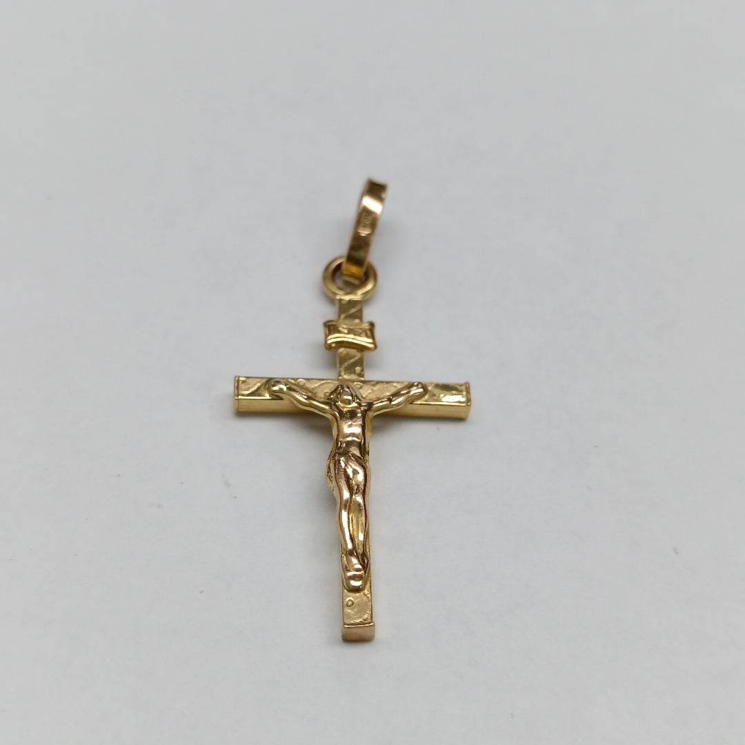 CRUCIFIJO ORO 14 K 1.8 GRMS (SEMINUEVO)