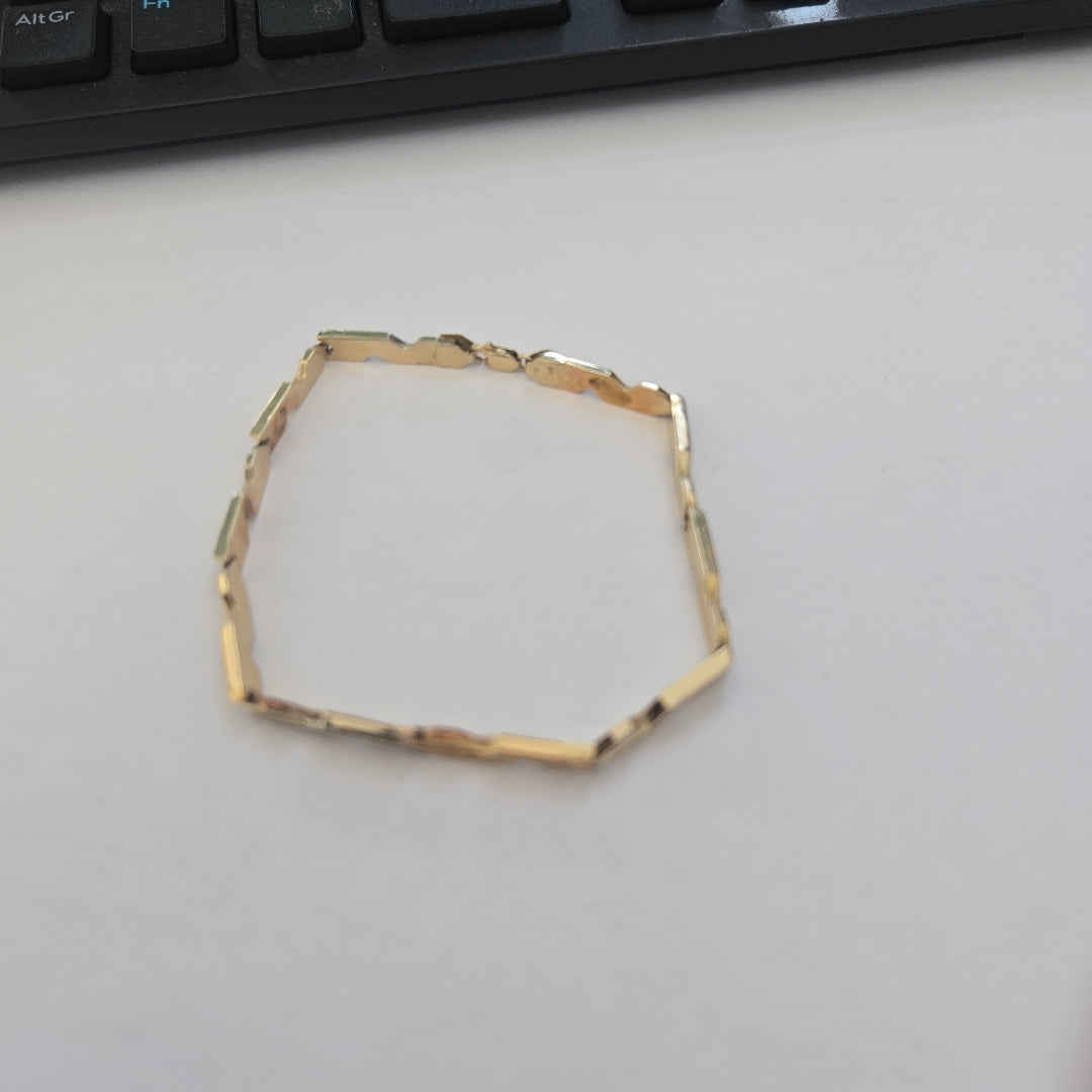 PULSERA ORO COMBINADO 14 K 3,90 GRMS (SEMINUEVO)