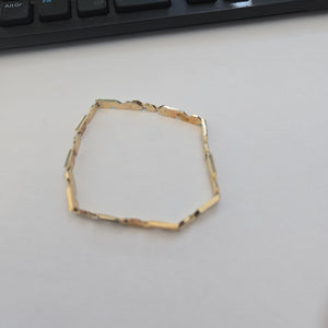 PULSERA ORO COMBINADO 14 K 3,90 GRMS (SEMINUEVO)